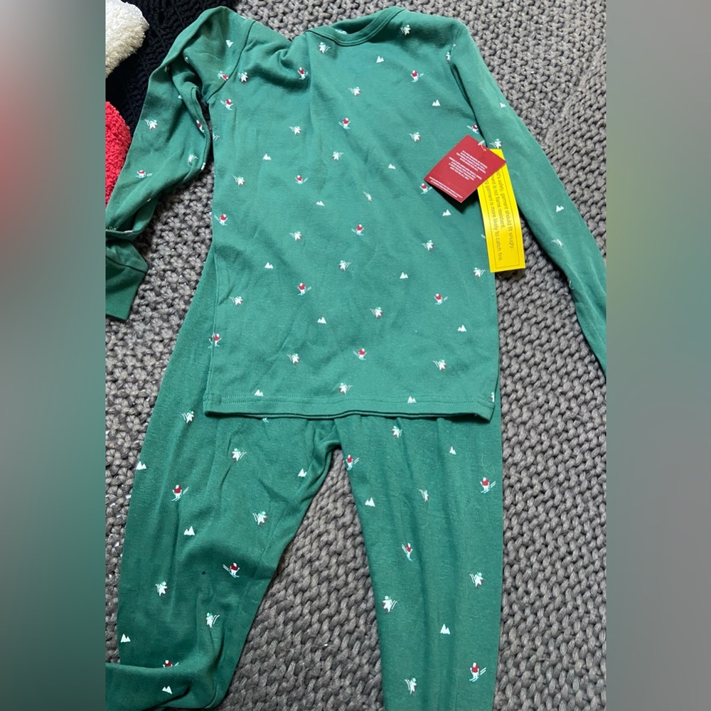 Green Kids Pajama Set